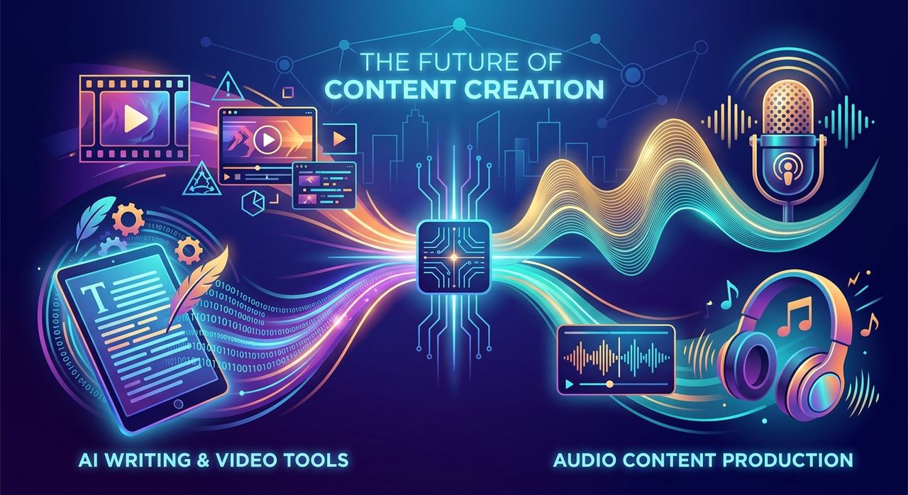 How AI Writing and Video Tools Are Changing Audio Content Production