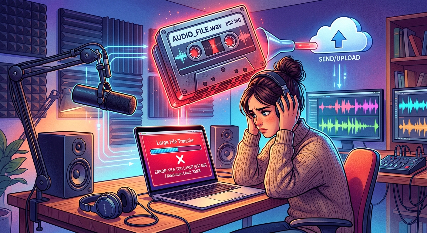What to Do When Your Audio File Is Too Large to Send or Upload