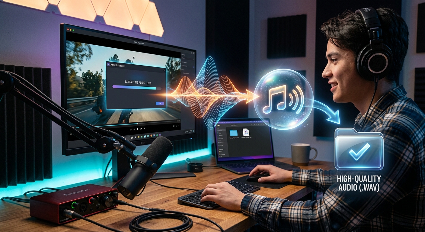 How to Extract Audio from a Video File and Keep the Sound Quality