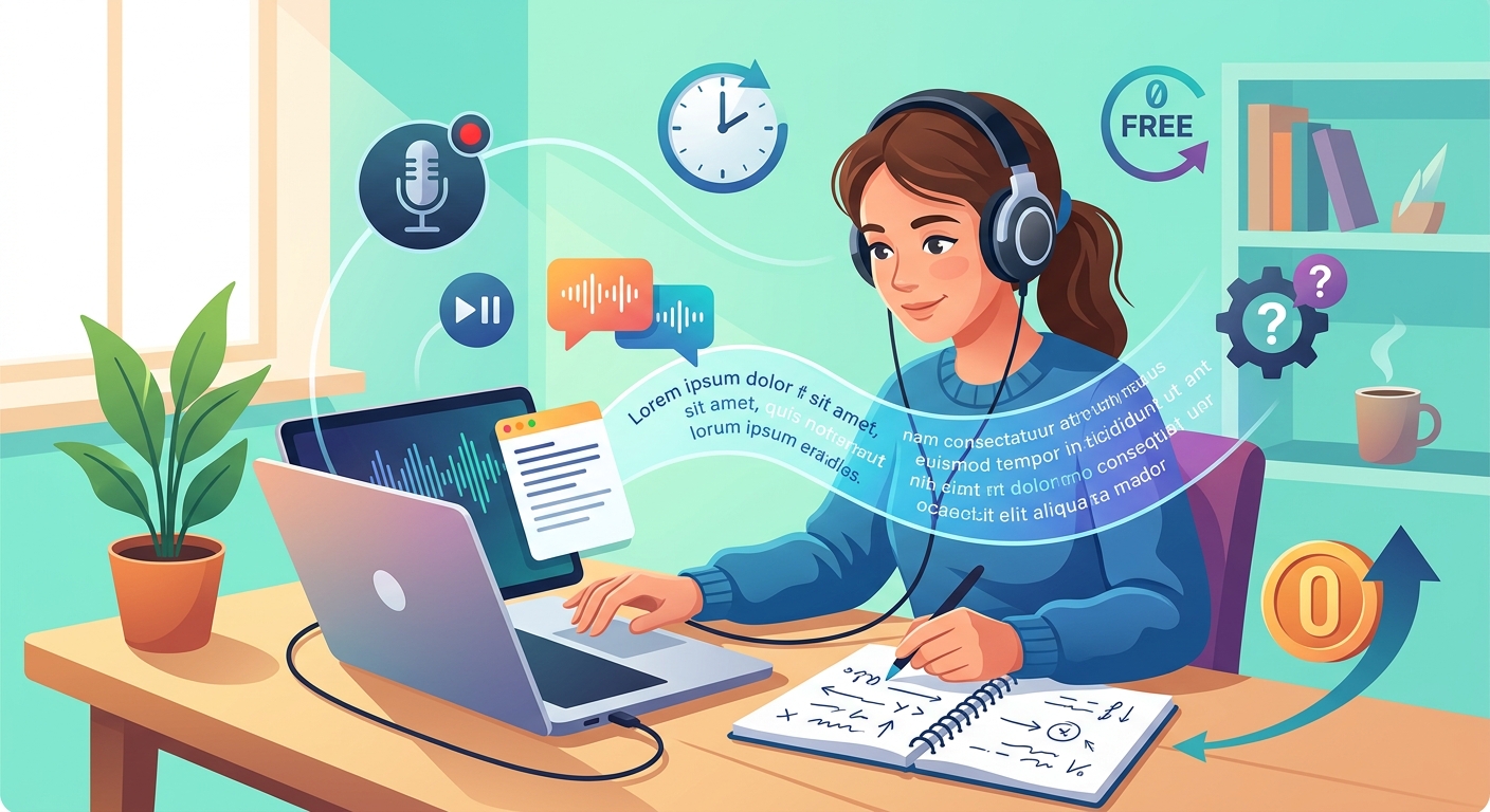 How to Get a Free Audio Transcript Without Transcription Software