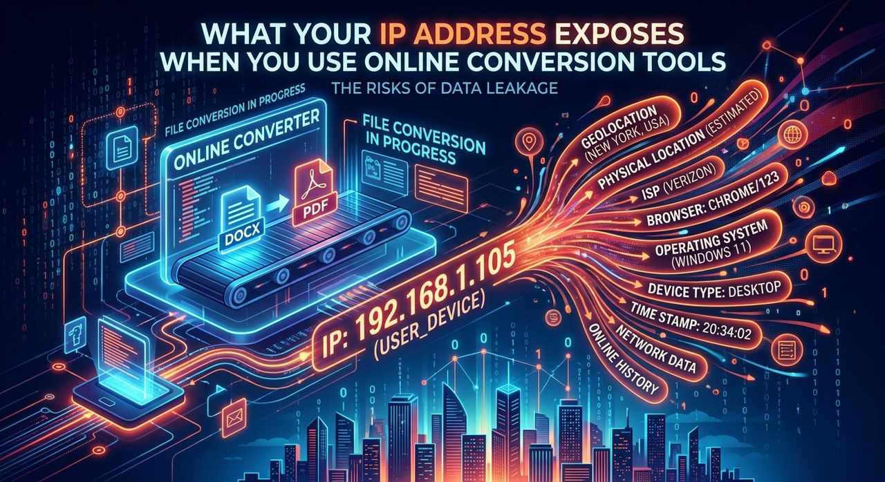 What Your IP Address Exposes When You Use Online Conversion Tools