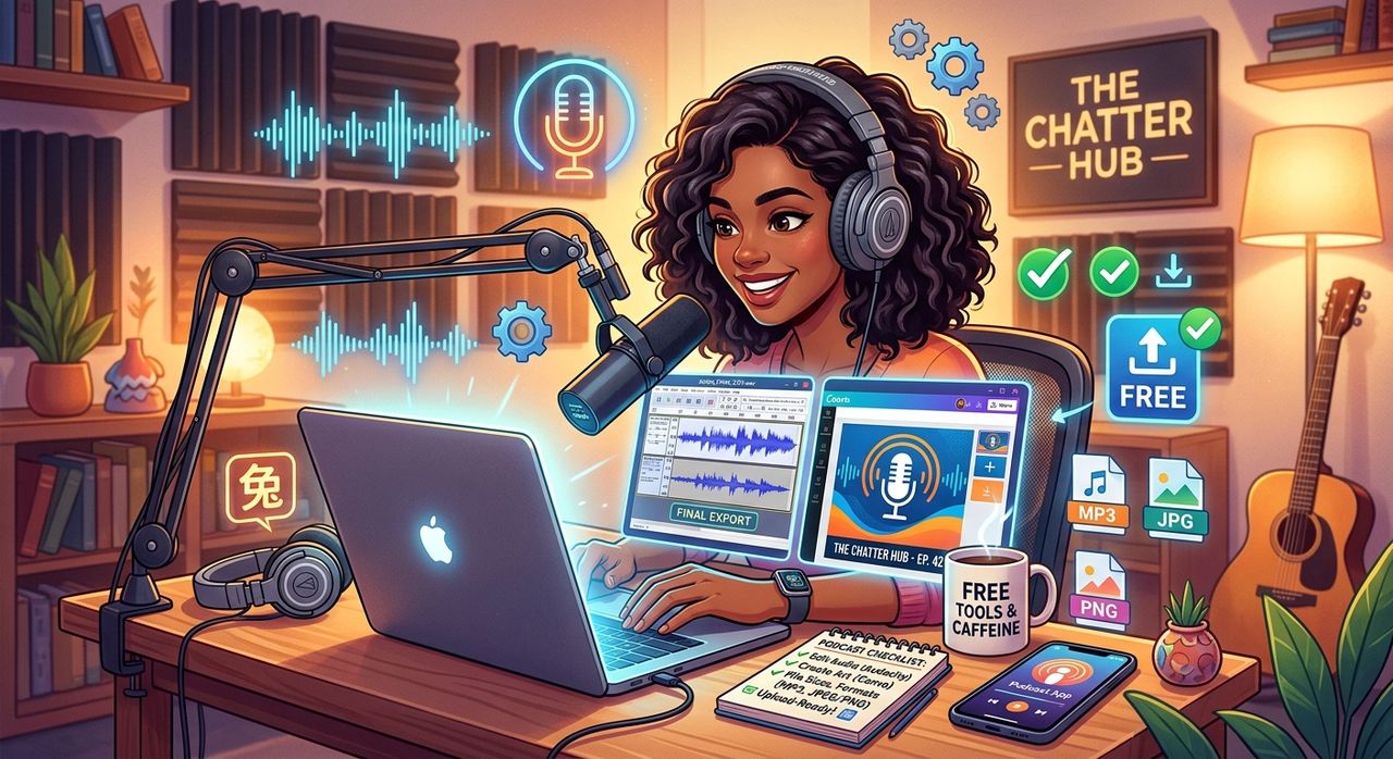 How Podcasters Get Their Audio and Artwork Upload-Ready for Free