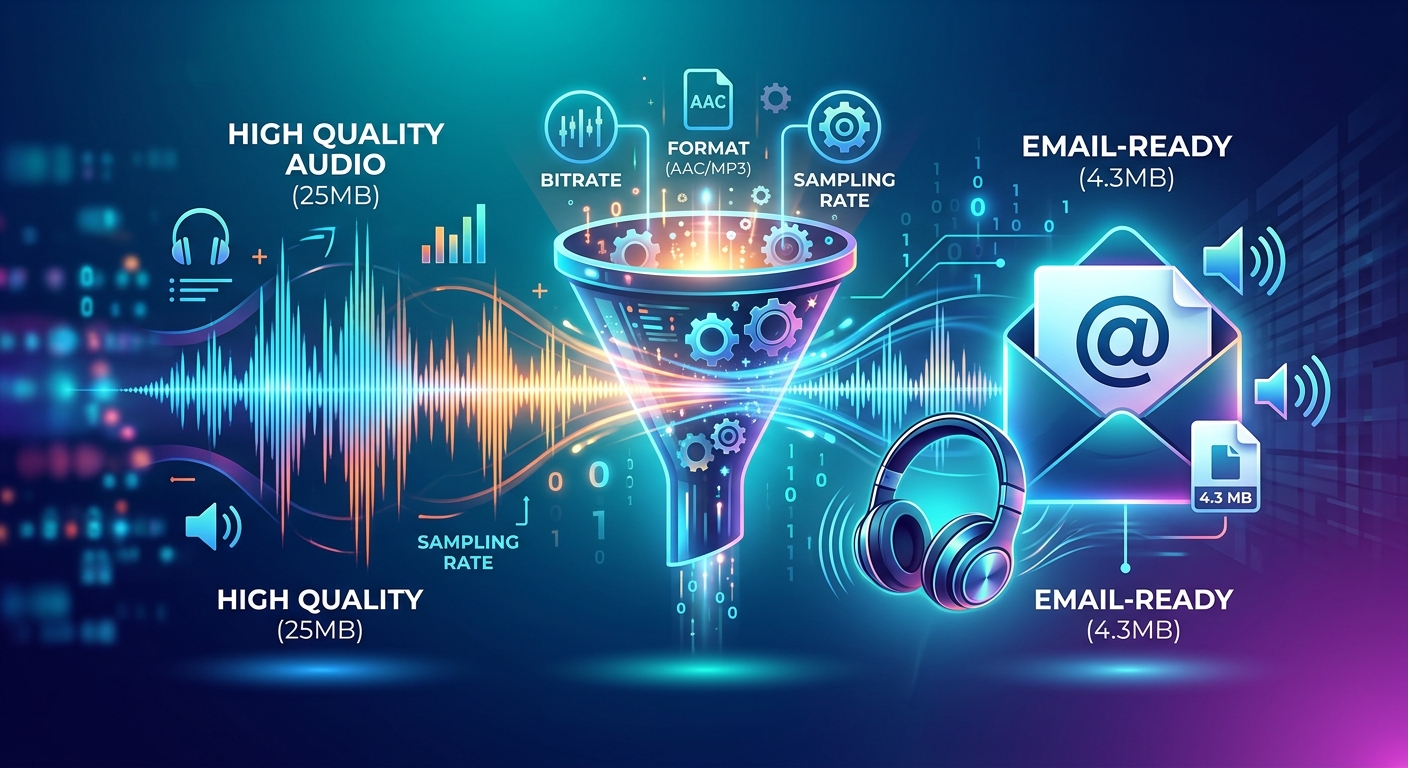 How to Reduce Audio File Size for Email Without Ruining the Sound